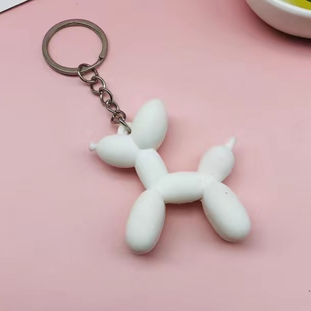 NEW Adorable Balloon Dog Keychain Accessory
